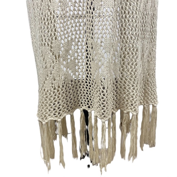 Vivid Importers of NY Crochet Style Shawl Size S - Picture 6 of 9